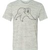 White Marble Unisex Poly-Cotton Short-Sleeve T-Shirt Thumbnail