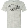 White Marble Unisex Poly-Cotton Short-Sleeve T-Shirt Thumbnail