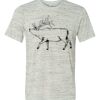 White Marble Unisex Poly-Cotton Short-Sleeve T-Shirt Thumbnail