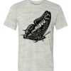 White Marble Unisex Poly-Cotton Short-Sleeve T-Shirt Thumbnail