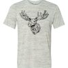 White Marble Unisex Poly-Cotton Short-Sleeve T-Shirt Thumbnail
