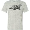 White Marble Unisex Poly-Cotton Short-Sleeve T-Shirt Thumbnail
