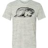 White Marble Unisex Poly-Cotton Short-Sleeve T-Shirt Thumbnail