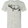 White Marble Unisex Poly-Cotton Short-Sleeve T-Shirt Thumbnail