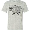 White Marble Unisex Poly-Cotton Short-Sleeve T-Shirt Thumbnail