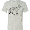 White Marble Unisex Poly-Cotton Short-Sleeve T-Shirt Thumbnail