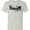 White Marble Unisex Poly-Cotton Short-Sleeve T-Shirt Thumbnail