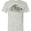 White Marble Unisex Poly-Cotton Short-Sleeve T-Shirt Thumbnail