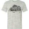 White Marble Unisex Poly-Cotton Short-Sleeve T-Shirt Thumbnail
