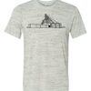 White Marble Unisex Poly-Cotton Short-Sleeve T-Shirt Thumbnail