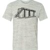 White Marble Unisex Poly-Cotton Short-Sleeve T-Shirt Thumbnail