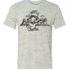 White Marble Unisex Poly-Cotton Short-Sleeve T-Shirt Thumbnail
