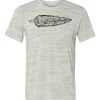 White Marble Unisex Poly-Cotton Short-Sleeve T-Shirt Thumbnail