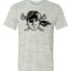 White Marble Unisex Poly-Cotton Short-Sleeve T-Shirt Thumbnail