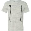 White Marble Unisex Poly-Cotton Short-Sleeve T-Shirt Thumbnail