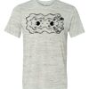 White Marble Unisex Poly-Cotton Short-Sleeve T-Shirt Thumbnail