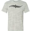 White Marble Unisex Poly-Cotton Short-Sleeve T-Shirt Thumbnail