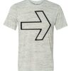 White Marble Unisex Poly-Cotton Short-Sleeve T-Shirt Thumbnail