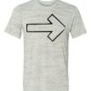 White Marble Unisex Poly-Cotton Short-Sleeve T-Shirt Thumbnail