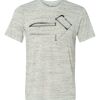 White Marble Unisex Poly-Cotton Short-Sleeve T-Shirt Thumbnail