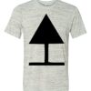 White Marble Unisex Poly-Cotton Short-Sleeve T-Shirt Thumbnail