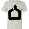 White Marble Unisex Poly-Cotton Short-Sleeve T-Shirt Thumbnail