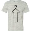 White Marble Unisex Poly-Cotton Short-Sleeve T-Shirt Thumbnail