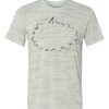 White Marble Unisex Poly-Cotton Short-Sleeve T-Shirt Thumbnail