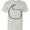 White Marble Unisex Poly-Cotton Short-Sleeve T-Shirt Thumbnail