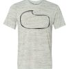 White Marble Unisex Poly-Cotton Short-Sleeve T-Shirt Thumbnail