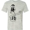 White Marble Unisex Poly-Cotton Short-Sleeve T-Shirt Thumbnail