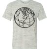 White Marble Unisex Poly-Cotton Short-Sleeve T-Shirt Thumbnail