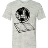 White Marble Unisex Poly-Cotton Short-Sleeve T-Shirt Thumbnail