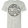 White Marble Unisex Poly-Cotton Short-Sleeve T-Shirt Thumbnail