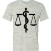 White Marble Unisex Poly-Cotton Short-Sleeve T-Shirt Thumbnail