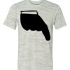 White Marble Unisex Poly-Cotton Short-Sleeve T-Shirt Thumbnail