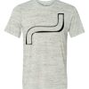 White Marble Unisex Poly-Cotton Short-Sleeve T-Shirt Thumbnail
