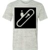 White Marble Unisex Poly-Cotton Short-Sleeve T-Shirt Thumbnail