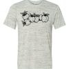 White Marble Unisex Poly-Cotton Short-Sleeve T-Shirt Thumbnail