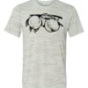 White Marble Unisex Poly-Cotton Short-Sleeve T-Shirt Thumbnail