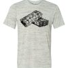 White Marble Unisex Poly-Cotton Short-Sleeve T-Shirt Thumbnail