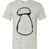 White Marble Unisex Poly-Cotton Short-Sleeve T-Shirt Thumbnail