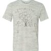 White Marble Unisex Poly-Cotton Short-Sleeve T-Shirt Thumbnail