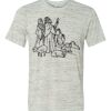 White Marble Unisex Poly-Cotton Short-Sleeve T-Shirt Thumbnail