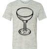 White Marble Unisex Poly-Cotton Short-Sleeve T-Shirt Thumbnail