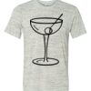 White Marble Unisex Poly-Cotton Short-Sleeve T-Shirt Thumbnail