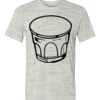 White Marble Unisex Poly-Cotton Short-Sleeve T-Shirt Thumbnail