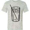 White Marble Unisex Poly-Cotton Short-Sleeve T-Shirt Thumbnail