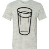 White Marble Unisex Poly-Cotton Short-Sleeve T-Shirt Thumbnail