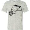 White Marble Unisex Poly-Cotton Short-Sleeve T-Shirt Thumbnail